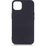 Kny Apple Iphone 13 Mini Kılıf Içi Süet Lansman Silikon - Siyah - İphone 13 Mini