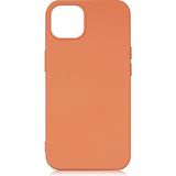 Kny Apple Iphone 13 Mini Kılıf Içi Süet Lansman Silikon - Turuncu - İphone 13 Mini