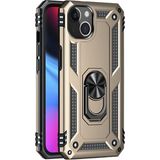 Kny Apple Iphone 13 Mini Kılıf Ultra Koruma Yüzüklü Manyetik Vega Kapak - Gold - Apple İphone 13 Mini