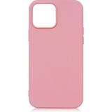 Kny Apple Iphone 13 Pro Kılıf Içi Süet Lansman Silikon - Pembe - İphone 13 Pro