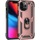 Kny Apple Iphone 13 Pro Kılıf Ultra Koruma Yüzüklü Manyetik Vega Kapak - Rose Gold - Apple İphone 13 Pro
