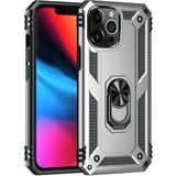 Kny Apple Iphone 13 Pro Max Kılıf Ultra Koruma Yüzüklü Manyetik Vega Kapak - Gri - Apple İphone 13 Pro Max