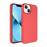 KNY Apple İphone 14 Plus Kılıf İçi Süet Renkli Mara Lansman Silikon Kırmızı