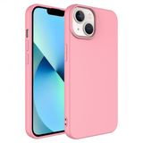 KNY Apple İphone 14 Plus Kılıf İçi Süet Renkli Mara Lansman Silikon Pembe