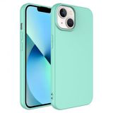 KNY Apple İphone 14 Plus Kılıf İçi Süet Renkli Mara Lansman Silikon Turkuaz