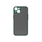 Kny Apple Iphone 14 Plus Kilif Renkli Kenarli Buzlu Kamera Korumali Hux Kapak Yesil
