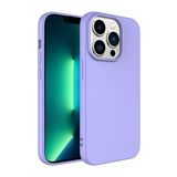KNY Apple İphone 14 Pro Kılıf İçi Süet Renkli Mara Lansman Silikon Mor