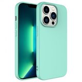 KNY Apple İphone 14 Pro Kılıf İçi Süet Renkli Mara Lansman Silikon Turkuaz