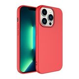 KNY Apple İphone 14 Pro Max Kılıf İçi Süet Renkli Mara Lansman Silikon Kırmızı