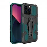Kny Apple Iphone 14 Pro Max Kilif Ultra Korumali Manyetik Kemere Takmali Standli Klik Kapak Yesil