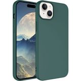 Kny Apple Iphone 15 Plus Kilif Renkli Ici Suet Mara Lansman Silikon Yesil