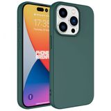 Kny Apple Iphone 15 Pro Max Kilif Renkli Ici Suet Mara Lansman Silikon Yesil