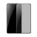 KNY Apple İphone XS Max İçin Privacy 5D Davin Sert Ekran Koruyucu Siyah