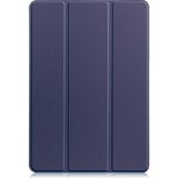 Kny Huawei Mate Pad T10S Kılıf Arkası Şeffaf Standlı Sert Smartcase - Lacivert