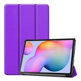 KNY Huawei Mate Pad T8 Kılıf Arkası Şeffaf Sert Mika Smartcover Mor