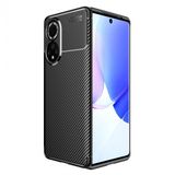 Kny Huawei Nova 9 Kilif Karbon Desenli Lux Negro Silikon Siyah
