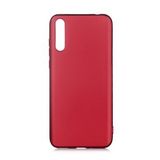 KNY Huawei P Smart Ultra İnce Mat Silikon Bordo Kılıf