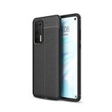 KNY Huawei P40 Kılıf Niss Desenli Lux Niss Silikon Siyah
