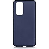 Kny Huawei P40 Kılıf Ultra Ince Mat Silikon Lacivert