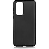 Kny Huawei P40 Kılıf Ultra Ince Mat Silikon Sİyah