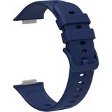KNY Huawei Watch Fit 2 Klasik Model Renkli Silikon Lacivert Kordon