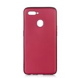 KNY OPPO A12 Kılıf Ultra İnce Mat Silikon Bordo