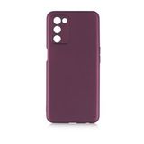 KNY OPPO A55 Kılıf Ultra İnce Mat Silikon Bordo