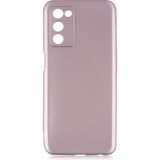 Kny Oppo A55 Kilif Ultra Ince Mat Silikon Rose Gold