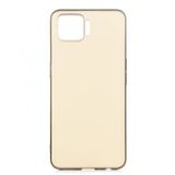 Kny Oppo A73 Kilif Ultra Ince Mat Silikon Gold