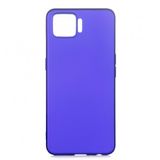 KNY OPPO A73 Kılıf Ultra İnce Mat Silikon Mavi