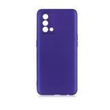 KNY OPPO A74 Kılıf Ultra İnce Mat Silikon Mavi