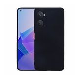 KNY OPPO A96 4G Kılıf Ultra İnce Mat Silikon Siyah
