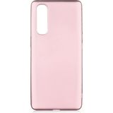 Kny Oppo Reno 3 Pro Kılıf Ultra Ince Mat Silikon - Rose Gold - OPPO REno3 Pro