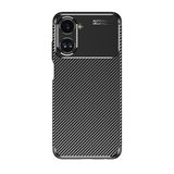 Kny Realme 10 4G Kilif Karbon Desenli Lux Negro Silikon Siyah