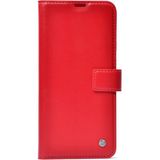 Kny Realme 6i Kılıf Cüzdanlı Kapaklı Standlı Suni Deri Delux Kılıf - Kırmızı - 6İ