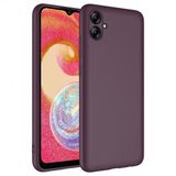 Kny Samsung Galaxy A04e Kilif Ici Suet Mara Lansman Silikon Bordo