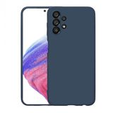 KNY Samsung Galaxy A13 4G Kılıf İçi Süet Renkli Mara Lansman Silikon Lacivert
