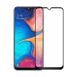 Kny Samsung Galaxy A20 Için Kenarı Kırılmaya Dayanıklı 5d Cam Ekran Koruyucu Siyah