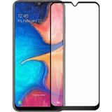 KNY Samsung Galaxy A20E İçin Kenarı Kırılmaya Dayanıklı 5D Cam Ekran Koruyucu, Siyah