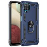 KNY Samsung Galaxy A22 4G Kılıf Ultra Korumalı Yüzüklü Manyetik Vega Kapak Lacivert