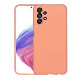 KNY Samsung Galaxy A33 5G Kılıf Kamera Korumalı İçi Süet Mara Lansman Silikon Turuncu