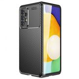 Kny Samsung Galaxy A33 5G Kilif Karbon Desenli Lux Negro Silikon Siyah