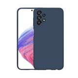 KNY Samsung Galaxy A53 5G Kılıf Kamera Korumalı İçi Süet Mara Lansman Silikon Lacivert