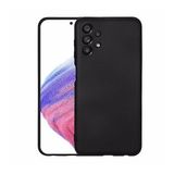 KNY Samsung Galaxy A53 5G Kılıf Kamera Korumalı İçi Süet Mara Lansman Silikon Siyah