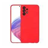 KNY Samsung Galaxy A73 5G Kılıf Kamera Korumalı İçi Süet Mara Lansman Silikon Kırmızı
