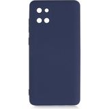 Kny Samsung Galaxy A81 Note 10 Lite Kılıf Kamera Korumalı Içi Süet Mara Lansman Silikon - Lacivert - Galaxy Note 10 Lite