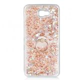 Kny Samsung Galaxy J7 Prime Kilif Sivili Kalpli Yuzuklu Manyetik Milce Kapak Gold