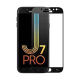 Kny Samsung Galaxy J7 Pro J730 Için Kenarı Kırılmaya Dayanıklı 5d Cam Ekran Koruyucu Siyah