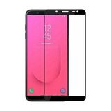 Kny Samsung Galaxy J8 Için Kenarı Kırılmaya Dayanıklı 5d Cam Ekran Koruyucu Siyah