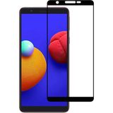 Kny Samsung Galaxy M01 Core Için Kavisli Full Yapışan 5d Cam Ekran Koruyucu Siyah